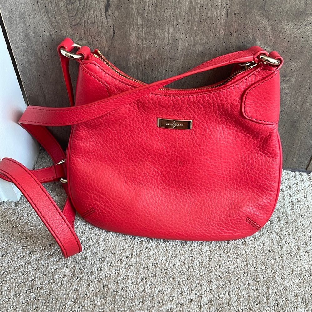 Cole Haan red crossbody